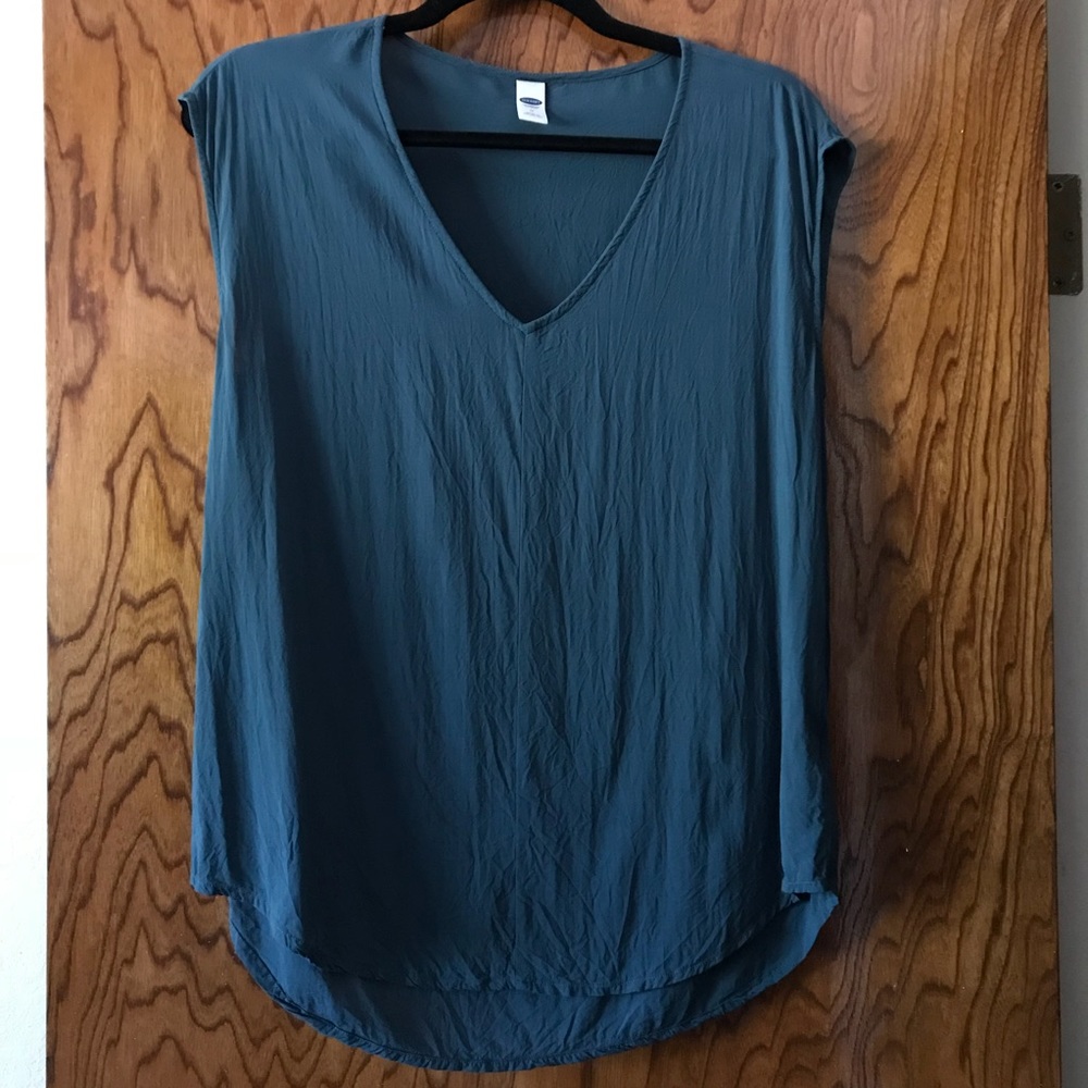 Teal Rayon Blouse